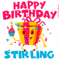 Funny Happy Birthday Stirling GIF