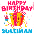 Funny Happy Birthday Suleiman GIF