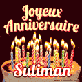 Joyeux anniversaire Suliman GIF