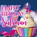 Happy Birthday Suliman - Lovely Animated GIF