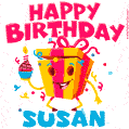 Funny Happy Birthday Susan GIF