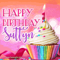 Happy Birthday Suttyn - Lovely Animated GIF