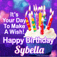 It's Your Day To Make A Wish! Happy Birthday Sybella!