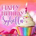 Happy Birthday Sybella - Lovely Animated GIF