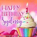 Happy Birthday Sydney - Lovely Animated GIF