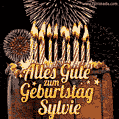 Alles Gute zum Geburtstag Sylvie (GIF)