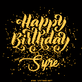 Happy Birthday Card for Syre - Download GIF and Send for Free