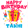 Funny Happy Birthday Takhi GIF