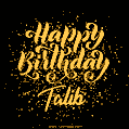 Happy Birthday Card for Talib - Download GIF and Send for Free