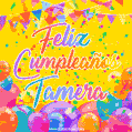 Feliz Cumpleaños Tamera (GIF)