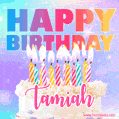 Funny Happy Birthday Tamiah GIF