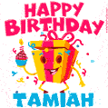 Funny Happy Birthday Tamiah GIF