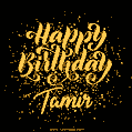 Happy Birthday Card for Tamir - Download GIF and Send for Free