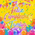 Feliz Cumpleaños Taniya (GIF)