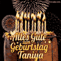 Alles Gute zum Geburtstag Taniya (GIF)