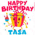 Funny Happy Birthday Tasa GIF