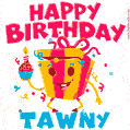 Funny Happy Birthday Tawny GIF