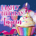 Happy Birthday Tayven - Lovely Animated GIF