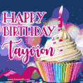 Happy Birthday Tayvion - Lovely Animated GIF
