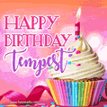 Happy Birthday Tempest - Lovely Animated GIF