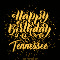 Happy Birthday Card for Tennessee - Download GIF and Send for Free