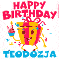 Funny Happy Birthday Teodozja GIF