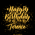 Happy Birthday Card for Terence - Download GIF and Send for Free