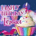 Happy Birthday Terence - Lovely Animated GIF