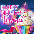 Happy Birthday Terrence - Lovely Animated GIF