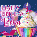 Happy Birthday Terron - Lovely Animated GIF