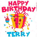 Funny Happy Birthday Terry GIF
