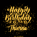 Happy Birthday Card for Thierno - Download GIF and Send for Free