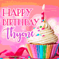 Happy Birthday Thyone - Lovely Animated GIF
