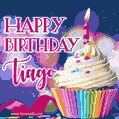 Happy Birthday Tiago - Lovely Animated GIF