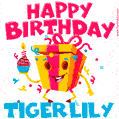 Funny Happy Birthday Tigerlily GIF