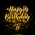 Happy Birthday Card for Tj - Download GIF and Send for Free