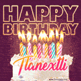 Tlanextli - Animated Happy Birthday Cake GIF Image for WhatsApp