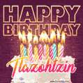 Tlazohtzin - Animated Happy Birthday Cake GIF Image for WhatsApp