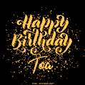 Happy Birthday Card for Toa - Download GIF and Send for Free