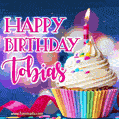 Happy Birthday Tobias - Lovely Animated GIF