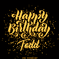 Happy Birthday Card for Todd - Download GIF and Send for Free
