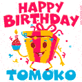 Funny Happy Birthday Tomoko GIF