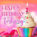 Happy Birthday Torborg - Lovely Animated GIF