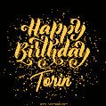 Happy Birthday Card for Torin - Download GIF and Send for Free