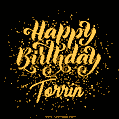 Happy Birthday Card for Torrin - Download GIF and Send for Free