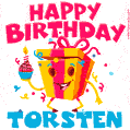 Funny Happy Birthday Torsten GIF