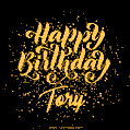 Happy Birthday Card for Tory - Download GIF and Send for Free