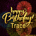 Happy Birthday, Trace! Celebrate with joy, colorful fireworks, and unforgettable moments.