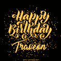 Happy Birthday Card for Traveon - Download GIF and Send for Free