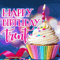 Happy Birthday Trent - Lovely Animated GIF